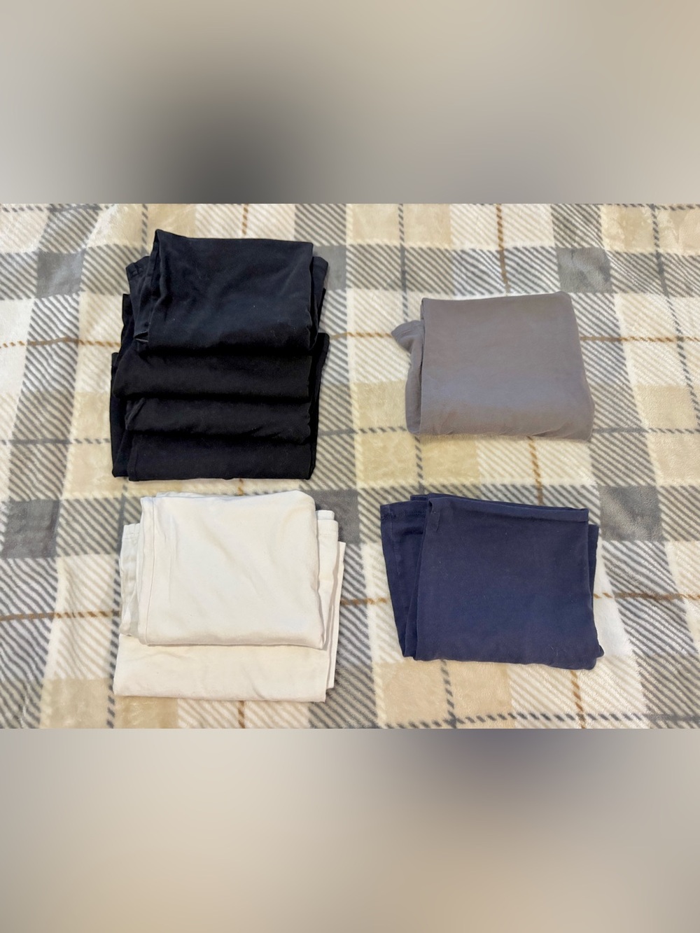 8 Classic Women's Camisole Tank - Black, Gray, White, Navy (size M)